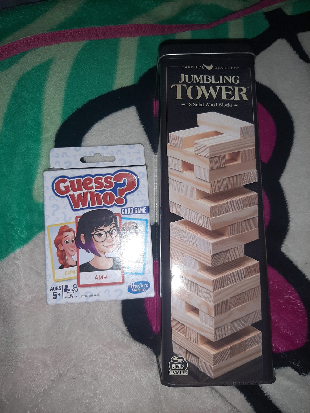 Hasbro Guess Who? Card Game - White, Red, Blue